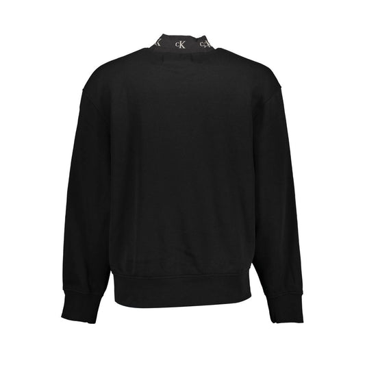 Calvin Klein Black Cotton Men Sweater $234.00 Calvin Klein Luzworld