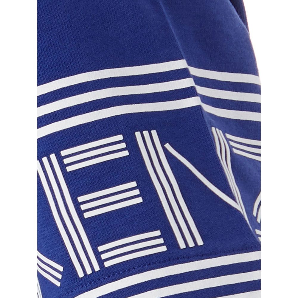 Kenzo Chic Blue Cotton Tee for Stylish Comfort $209.00 Kenzo Luzworld