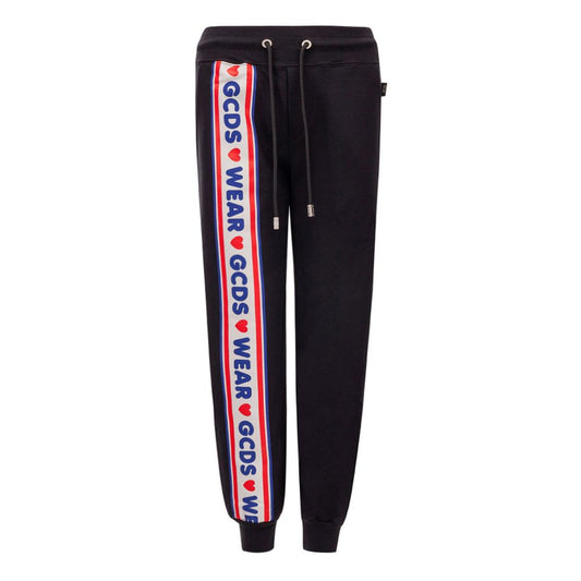 GCDS Black Cotton Joggers Workout Pant $678.00 GCDS Luzworld