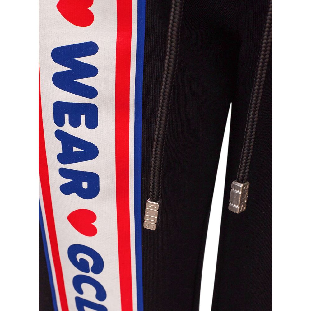 GCDS Black Cotton Joggers Workout Pant $678.00 GCDS Luzworld
