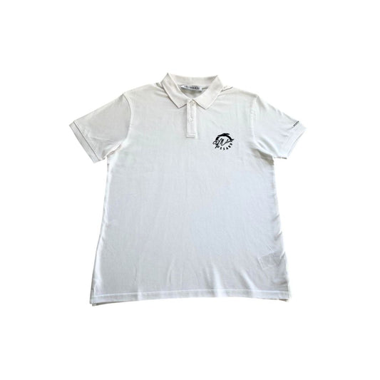 Trussardi Beachwear White Cotton Men Polo Shirt $151.00 Trussardi Beachwear Luzworld