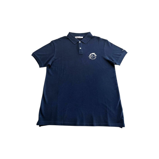 Trussardi Beachwear Blue Cotton Men's Polo Shirt $151.00 Trussardi Beachwear Luzworld