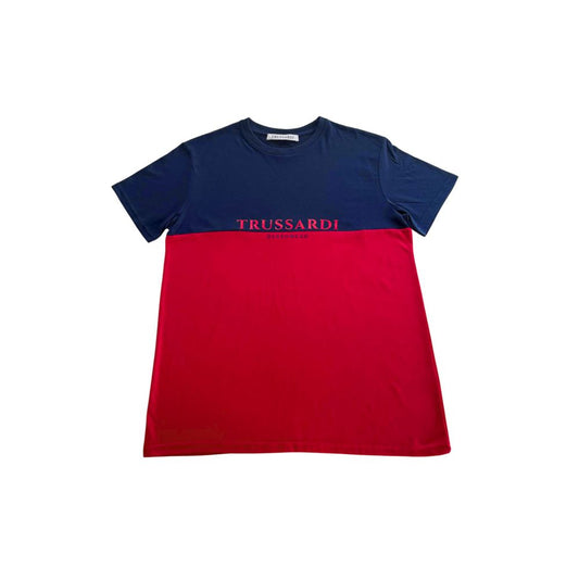 Trussardi Beachwear Red Cotton Men's T-Shirt $135.00 Trussardi Beachwear Luzworld