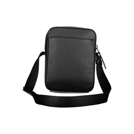 Calvin Klein Sleek Black Shoulder Bag with Logo Detail $217.00 Calvin Klein Luzworld