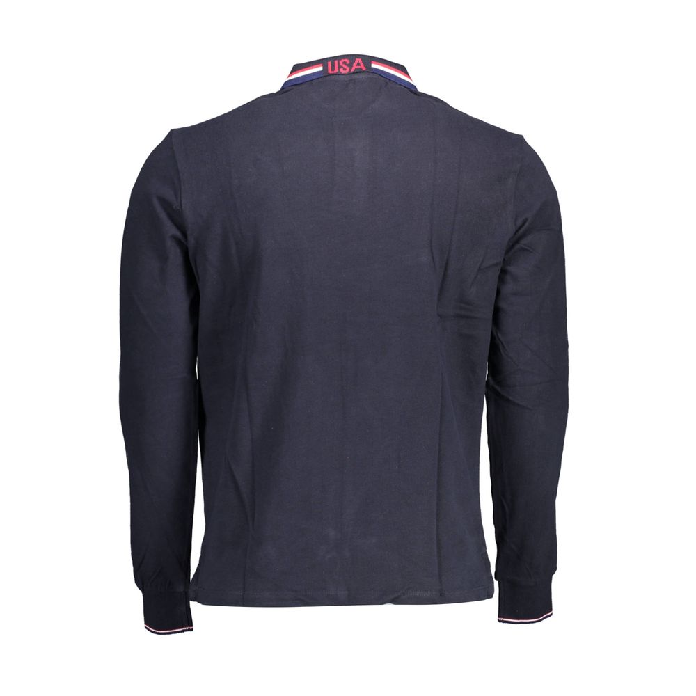 U.S. POLO ASSN. Blue Cotton Men Polo Shirt $201.00 U.S. POLO ASSN. Luzworld