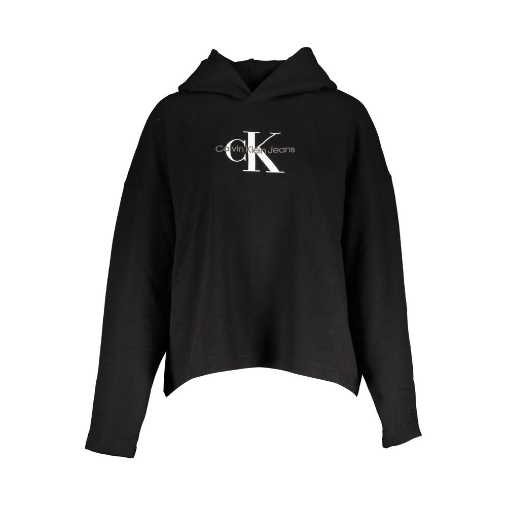 Calvin Klein Black Cotton Women Sweater $265.00 Calvin Klein Luzworld