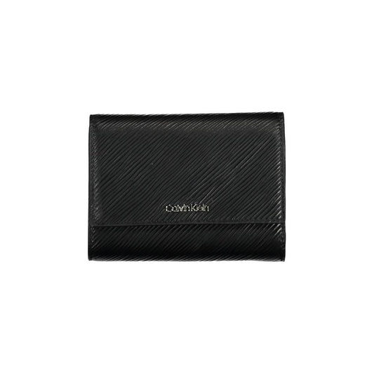 Calvin Klein Black Polyethylene Women Wallet $184.00 Calvin Klein Luzworld