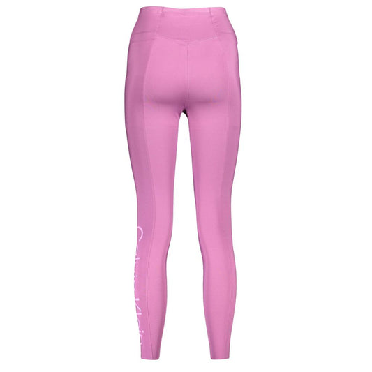 Calvin Klein Purple Polyester Women Legging $153.00 Calvin Klein Luzworld