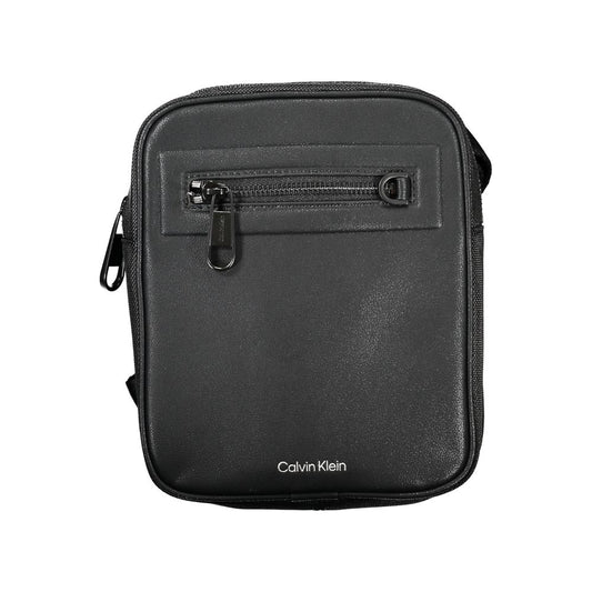 Calvin Klein Sleek Black Shoulder Bag with Contrasting Details $217.00 Calvin Klein Luzworld