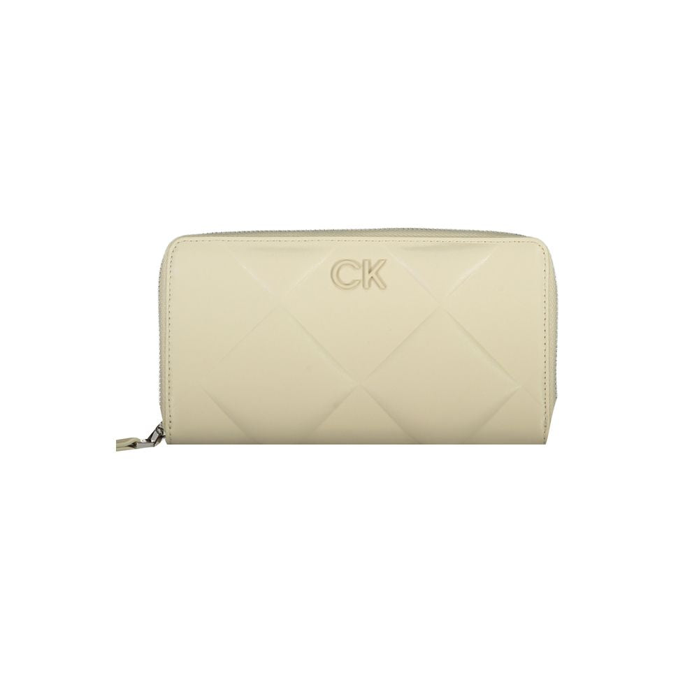Calvin Klein Beige Polyester Wallet $217.00 Calvin Klein Luzworld