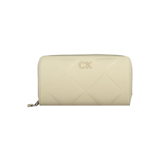 Calvin Klein Beige Polyester Wallet $217.00 Calvin Klein Luzworld