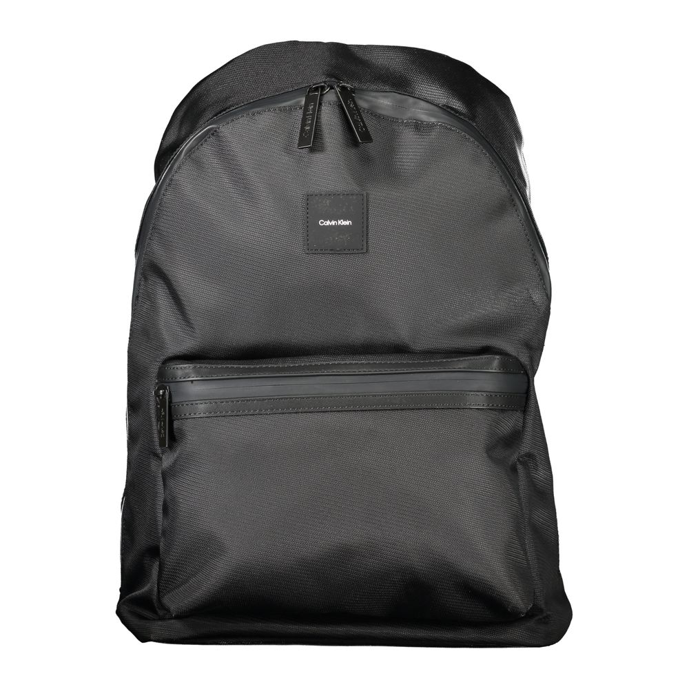Calvin Klein Black Polyester Men Backpack $233.00 Calvin Klein Luzworld