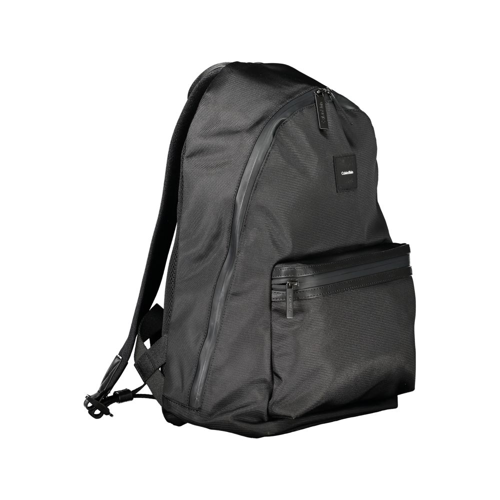 Calvin Klein Black Polyester Men Backpack $233.00 Calvin Klein Luzworld