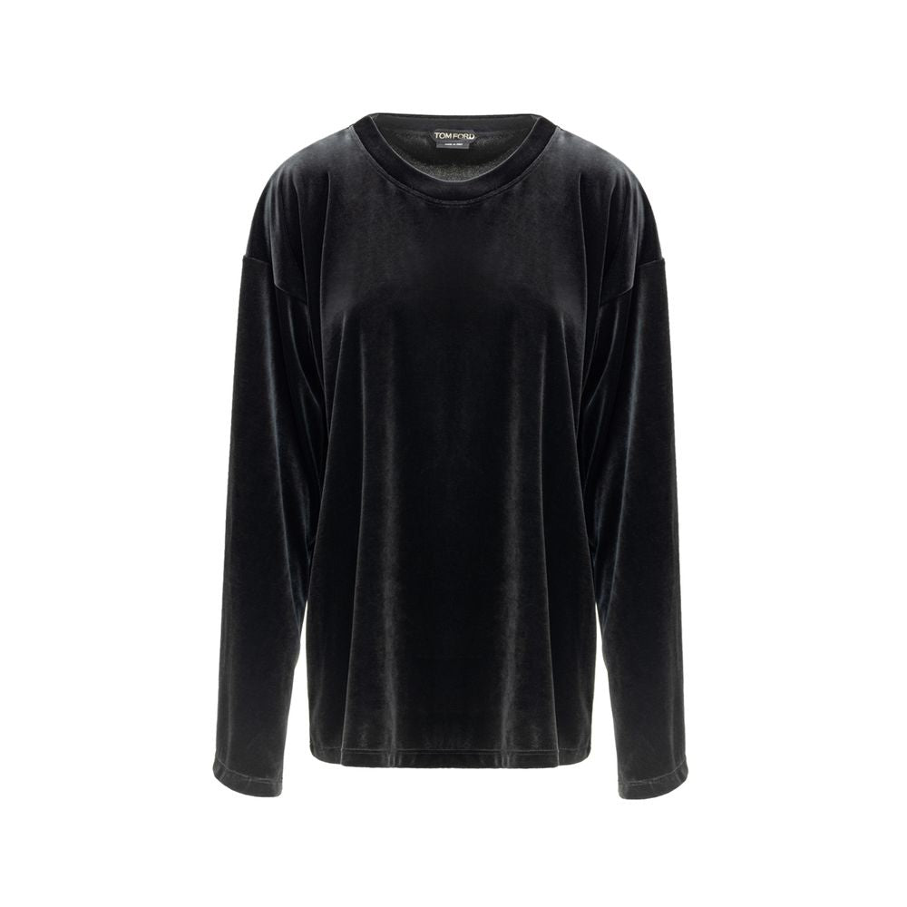 Tom Ford Black Synthetic Shirt $1277.00 Tom Ford Luzworld