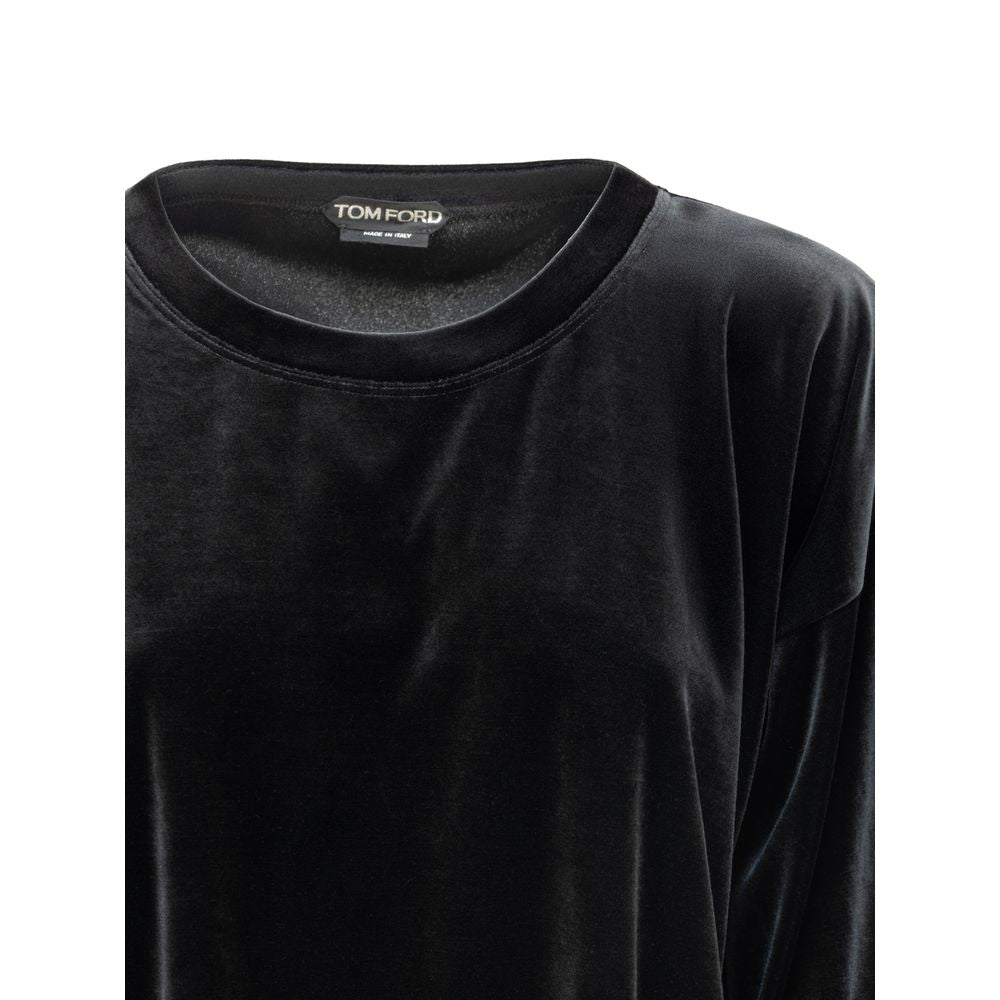 Tom Ford Black Synthetic Shirt $1277.00 Tom Ford Luzworld