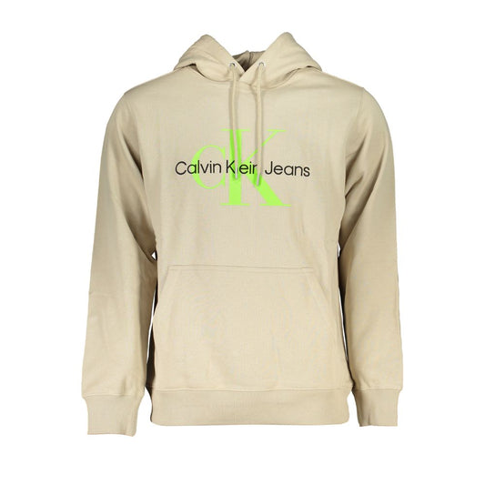 Calvin Klein Beige Cotton Men Sweater $265.00 Calvin Klein Luzworld