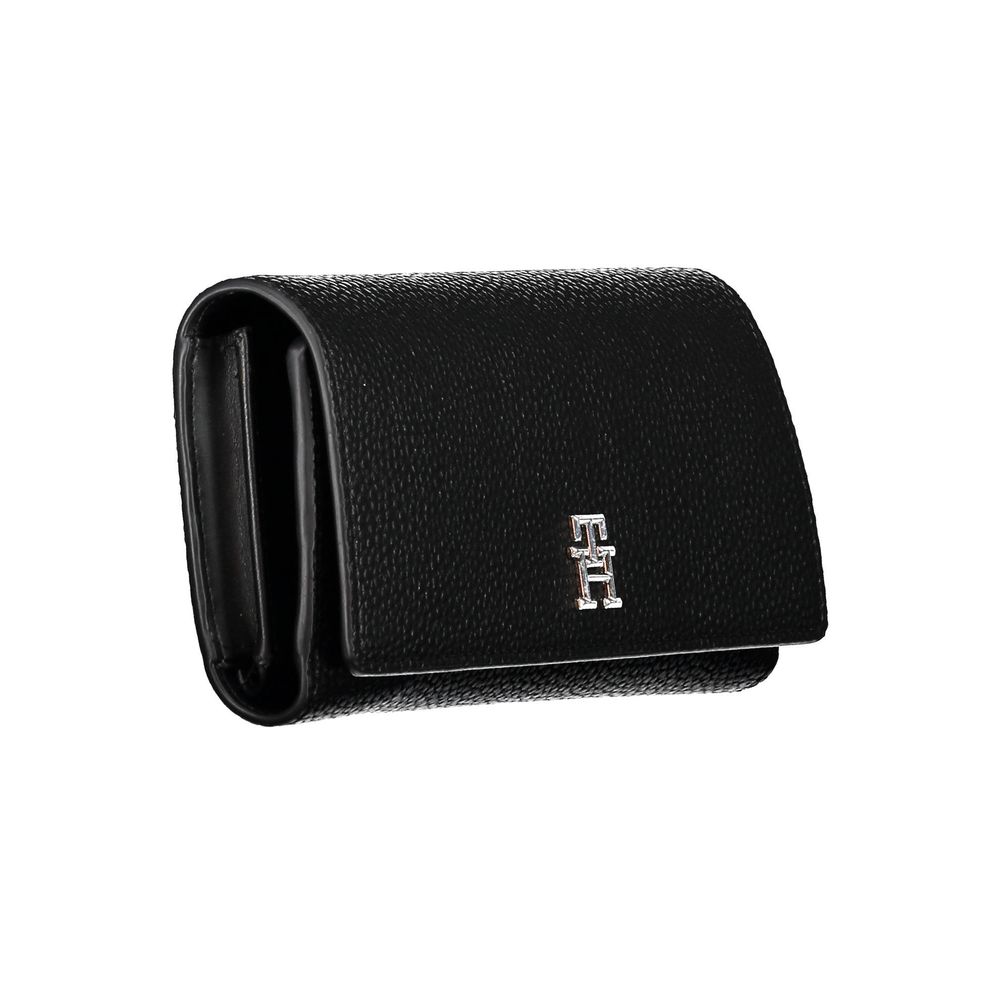Tommy Hilfiger Black Polyethylene Women Wallet $214.00 Tommy Hilfiger Luzworld