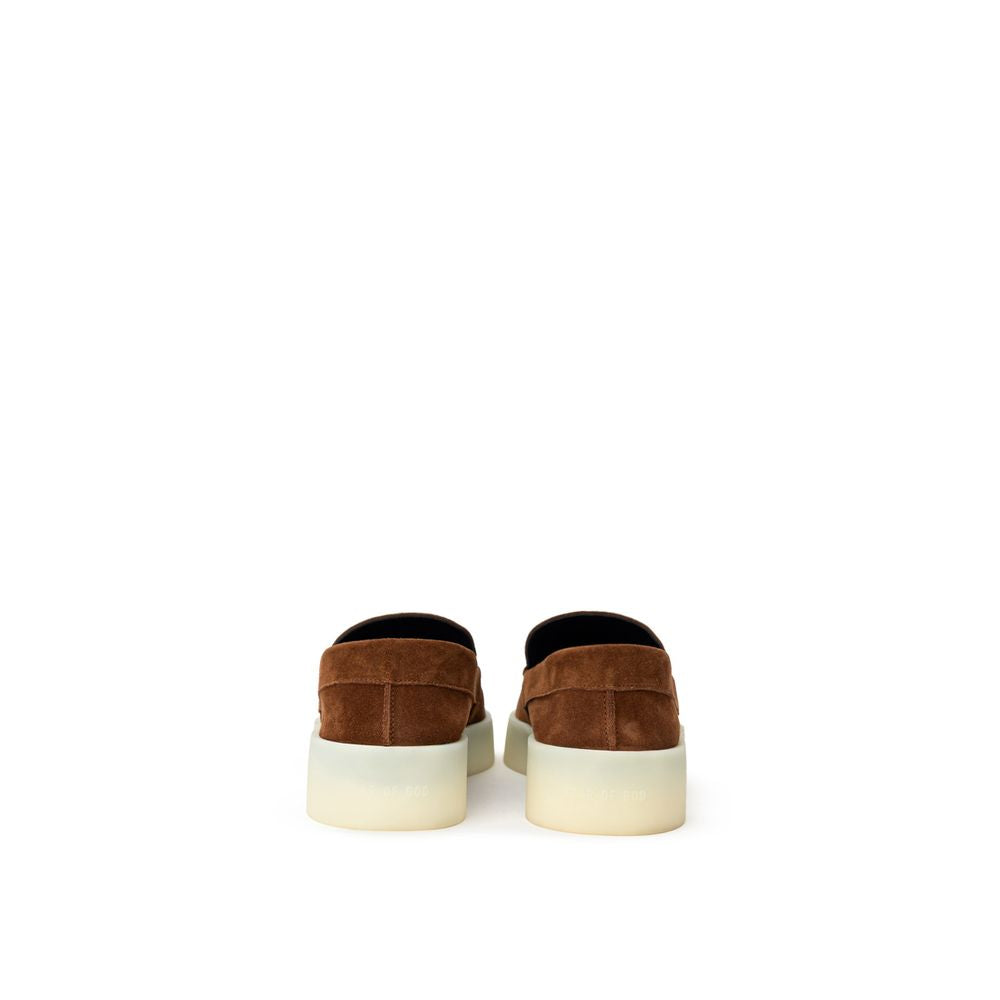 Fear Of God Brown Leather Slip-On Loafer $1285.00 Fear Of God Luzworld