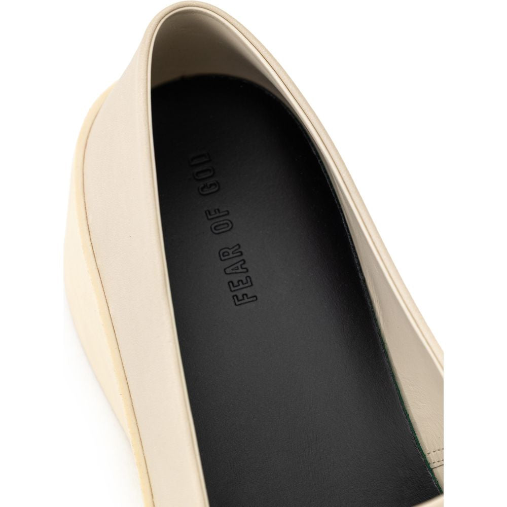 Fear Of God Beige Leather Slip-On Loafer $1285.00 Fear Of God Luzworld