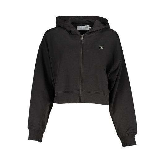 Calvin Klein Black Cotton Women Sweater $234.00 Calvin Klein Luzworld