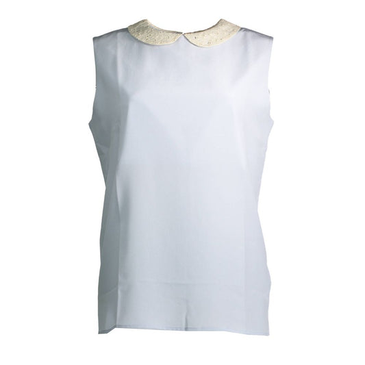 Gant Blue Silk Women Top $503.00 Gant Luzworld