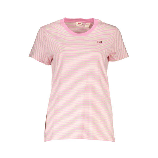 Levi's Pink Cotton Women T-Shirt $125.00 Levi's Luzworld