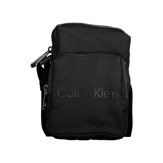 Calvin Klein Black Nylon Men Shoulder Bag $200.00 Calvin Klein Luzworld