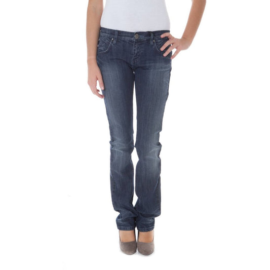 Phard Blue Cotton Women's Jeans $185.00 Phard Luzworld