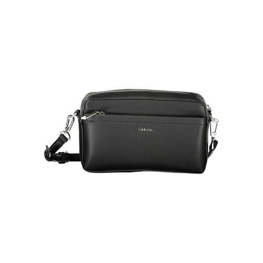Calvin Klein Black Polyester Women Handbag $262.00 Calvin Klein Luzworld