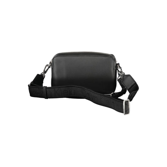 Calvin Klein Black Polyester Women Handbag $262.00 Calvin Klein Luzworld