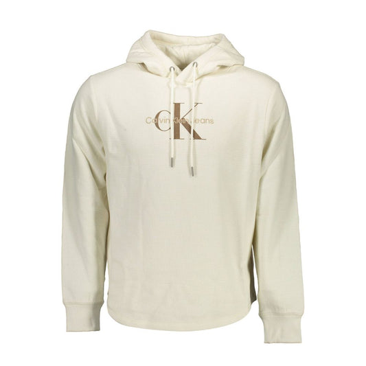 Calvin Klein White Cotton Men Sweater $265.00 Calvin Klein Luzworld