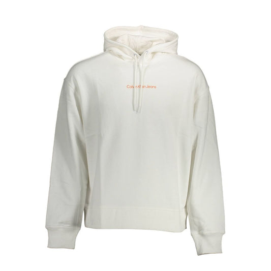 Calvin Klein White Cotton Men Sweater $261.00 Calvin Klein Luzworld