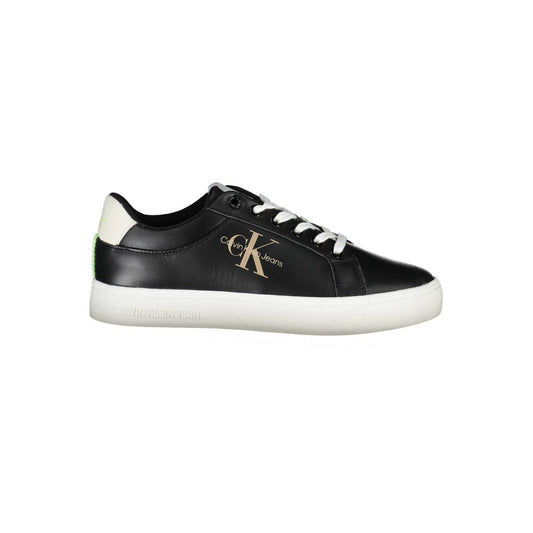 Calvin Klein Black Polyester Women Sneaker $256.00 Calvin Klein Luzworld