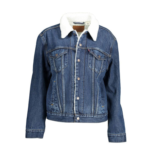 Levi's Blue Cotton Women Jacket $295.00 Levi's Luzworld
