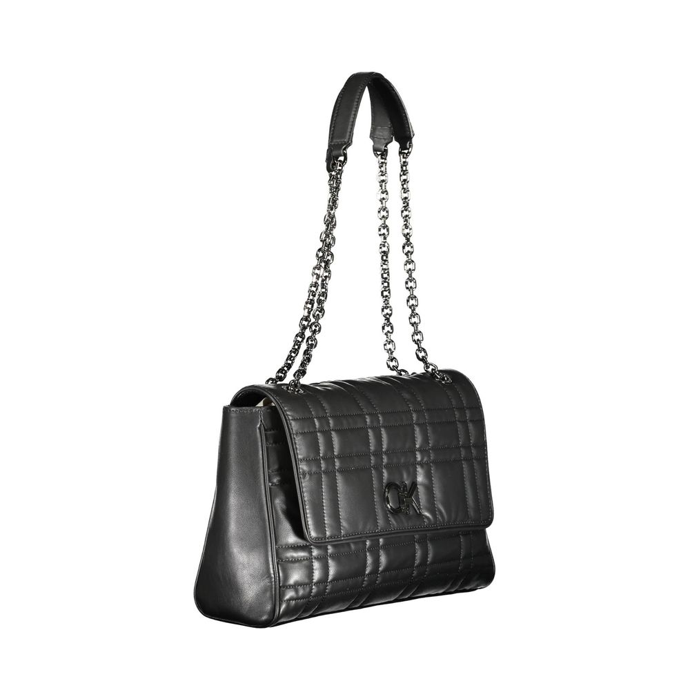 Calvin Klein Black Polyester Women Handbag $566.00 Calvin Klein Luzworld