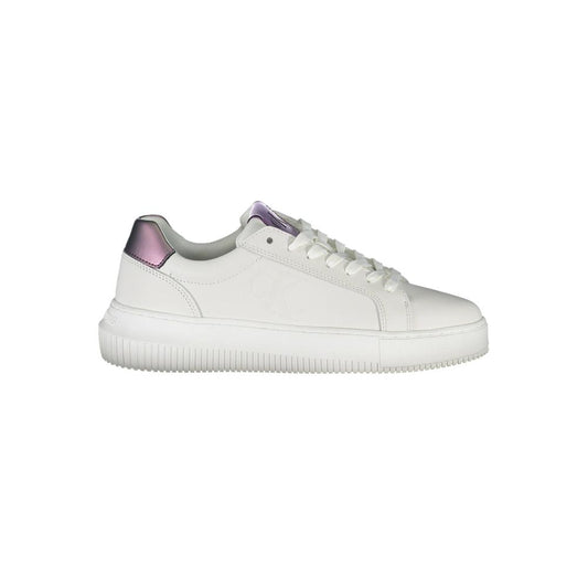 Calvin Klein White Leather Women Sneaker $289.00 Calvin Klein Luzworld