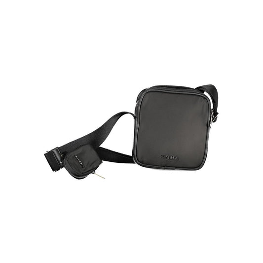 Calvin Klein Black Polyester Shoulder Bag $217.00 Calvin Klein Luzworld