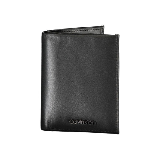 Calvin Klein Sleek Black Leather RFID Wallet $200.00 Calvin Klein Luzworld