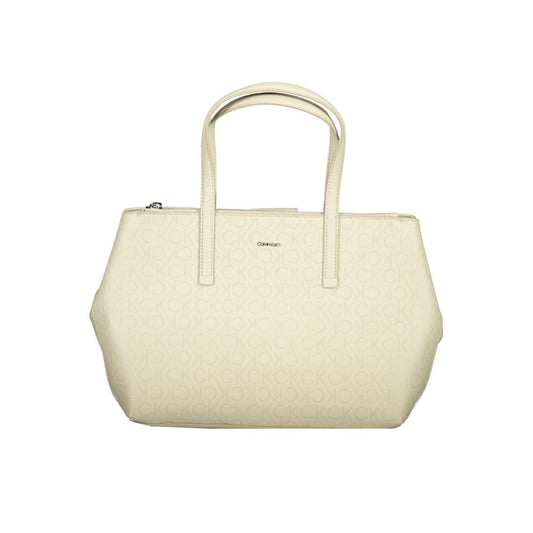 Calvin Klein Beige Polyester Handbag $531.00 Calvin Klein Luzworld