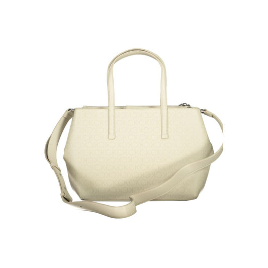 Calvin Klein Beige Polyester Handbag $531.00 Calvin Klein Luzworld