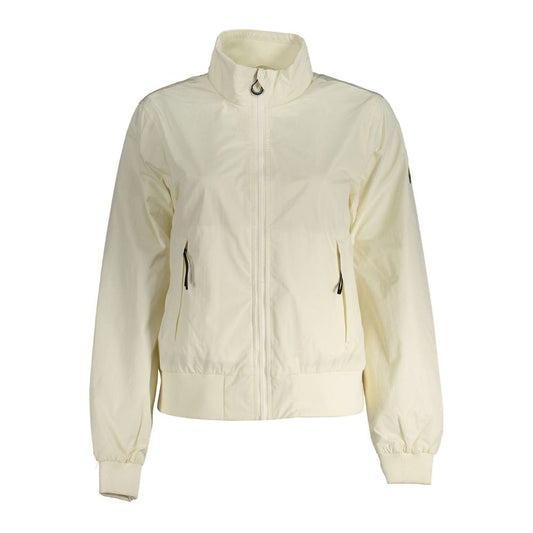 Beige jacket on a white background