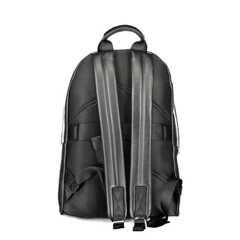 Calvin Klein Black Polyester Men Backpack $528.00 Calvin Klein Luzworld