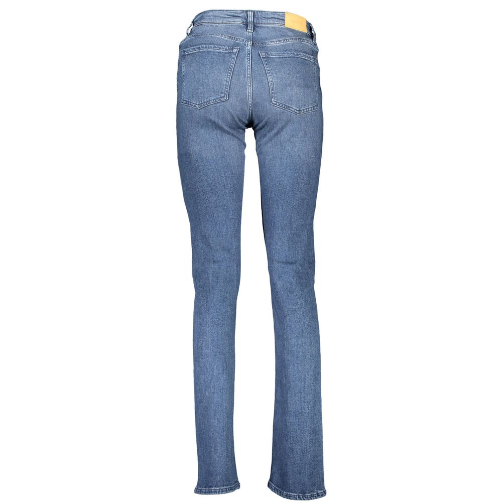 Gant Blue Polyester Women Jeans $209.00 Gant Luzworld