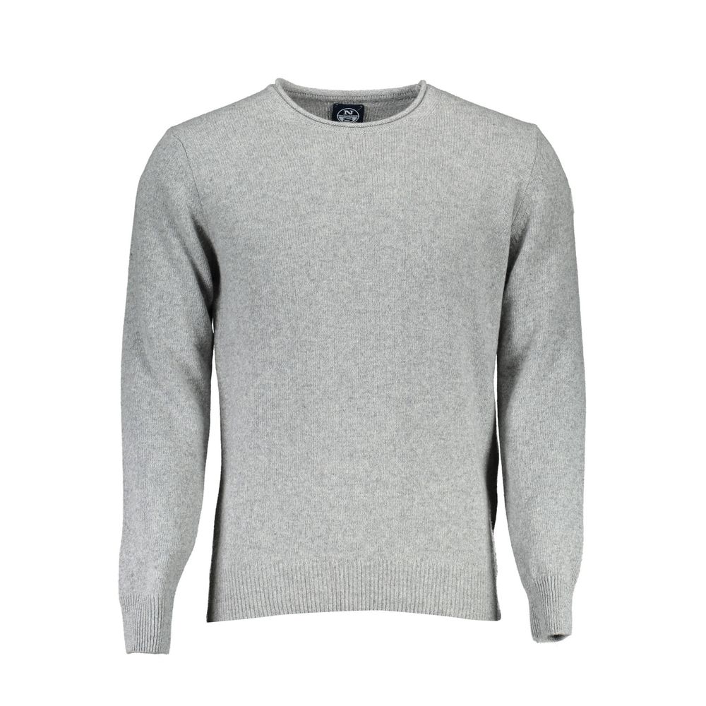 North Sails Gray Wool Men Sweater $214.00 North Sails Luzworld