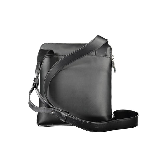 Calvin Klein Black Polyester Men Shoulder Bag $217.00 Calvin Klein Luzworld