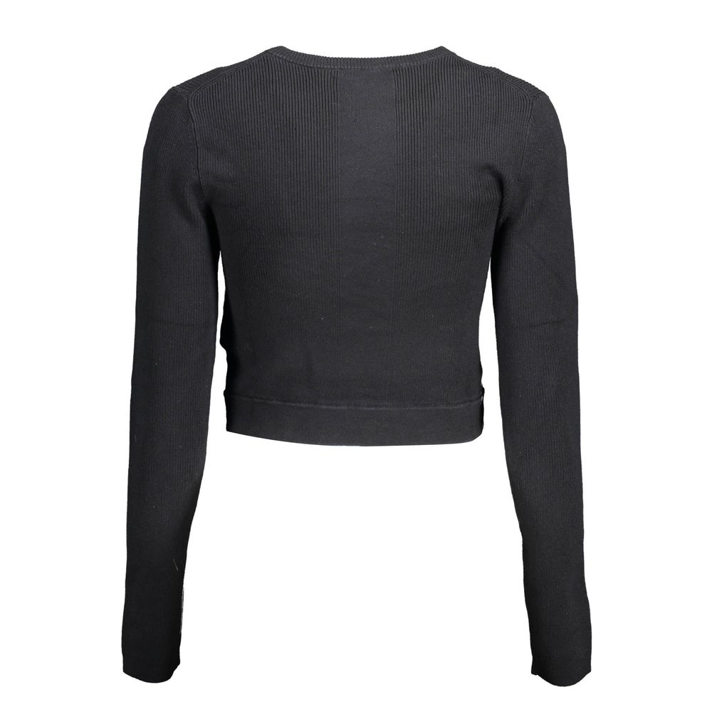 Calvin Klein Black Lyocell Women Sweater $208.00 Calvin Klein Luzworld