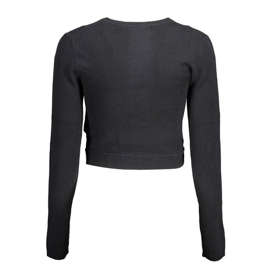 Calvin Klein Black Lyocell Women Sweater $208.00 Calvin Klein Luzworld