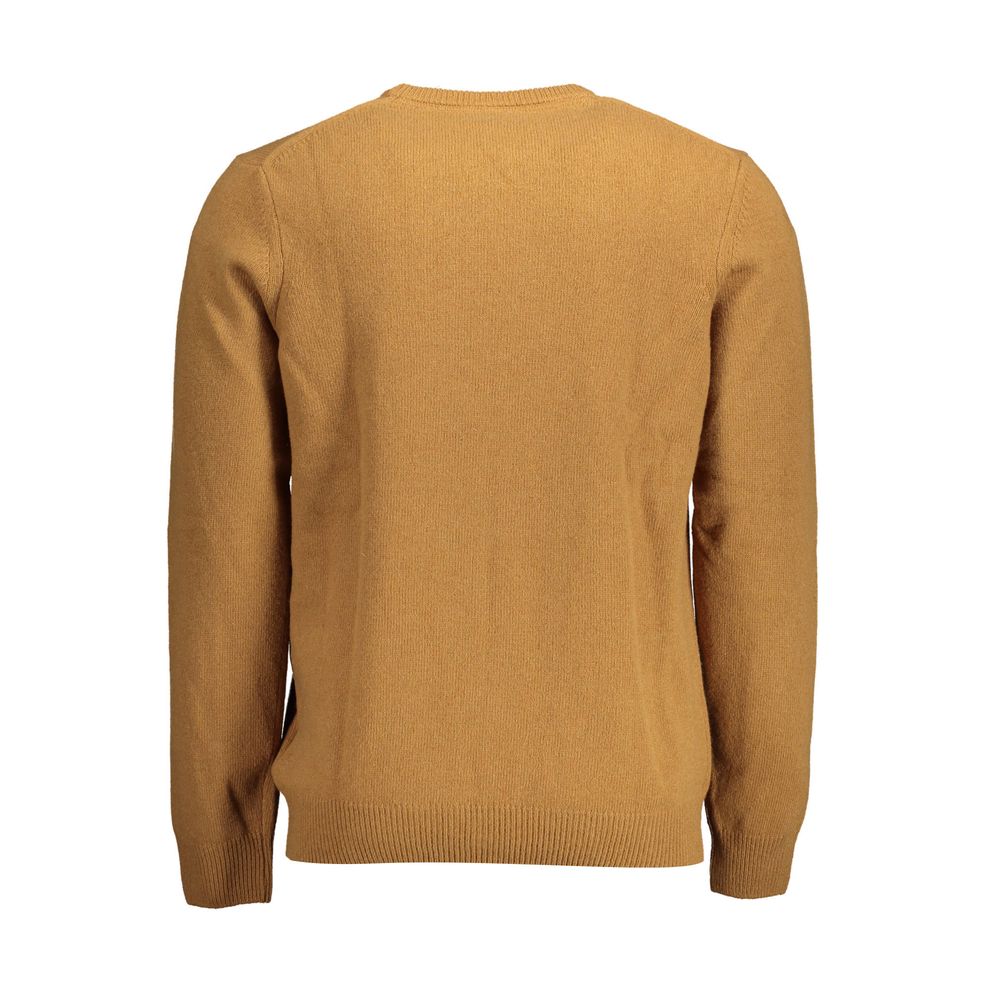 Lyle & Scott Brown Wool Men Sweater $224.00 Lyle & Scott Luzworld