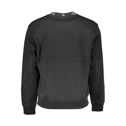 Calvin Klein Black Cotton Men Sweater $230.00 Calvin Klein Luzworld