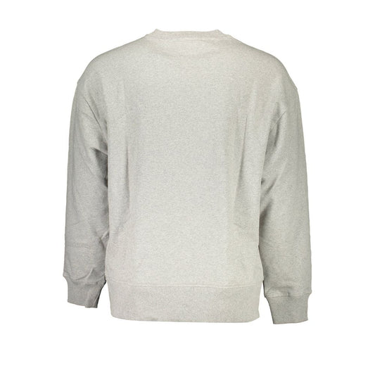 Tommy Hilfiger Gray Cotton Men Sweater $230.00 Tommy Hilfiger Luzworld